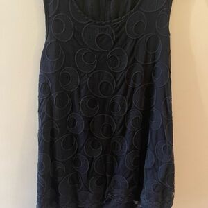 Chic Black Sleeveless Tunic